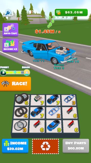 Idle Racer Game